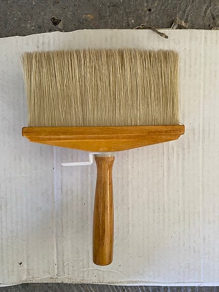 oanvända kalkborstar