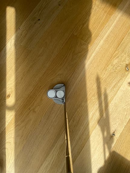 Odyssey 2-Ball white steel golfputter vänster