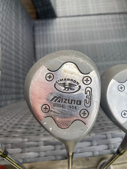 Mizuno Cimarron golfklubbor trä 1, 3 och 5
