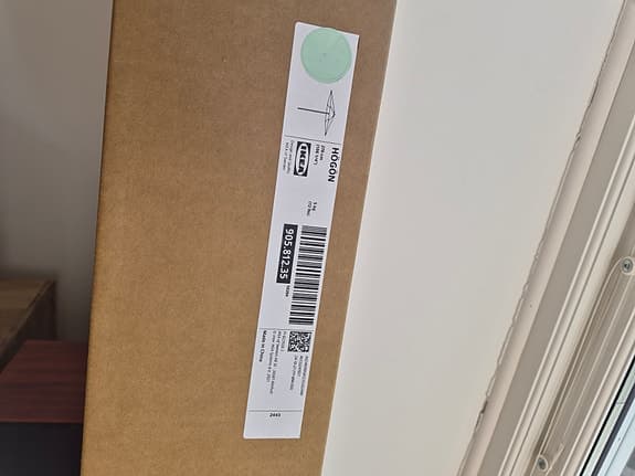 IKEA HÖGÖN parasoll 270 cm ljusgrön