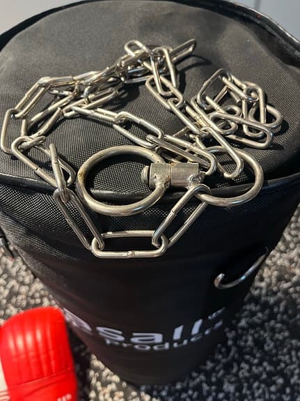 Casall boxningssäck med handskar