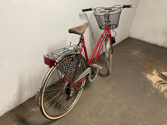 Crescent damcykel 28" M röd