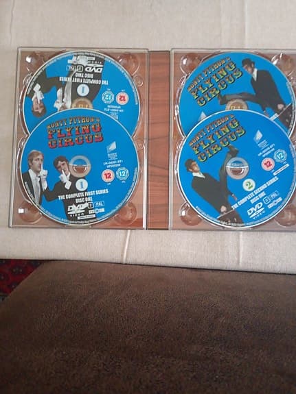 Monty Python Flying Circus DVD box + Personal Best DVD