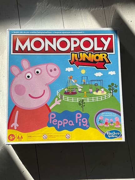 Monopoly Junior Peppa Pig – NYTT & oöppnat (inplastat)