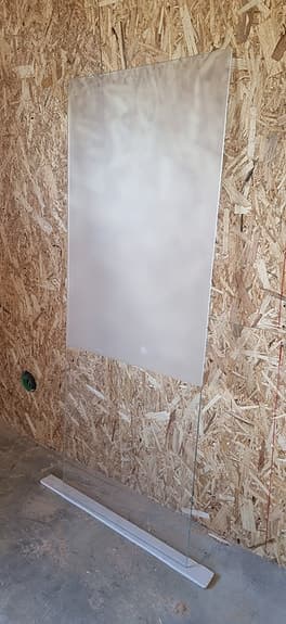 4 St Nya Delvis Frostade Glas. 6 mm