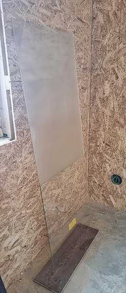 4 St Nya Delvis Frostade Glas. 6 mm