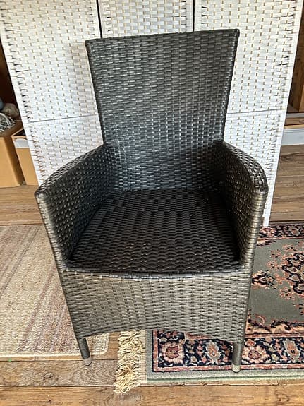 4 trädgårdsstolari mycket bra skick
