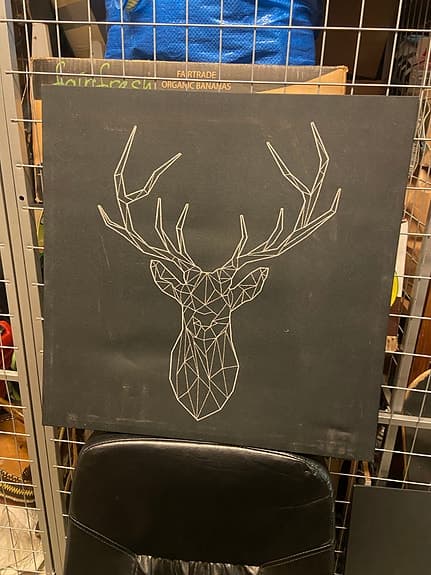 IKEA väggdekoration hjorthuvud