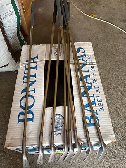 Spalding järnset golfklubbor 4–9 + P