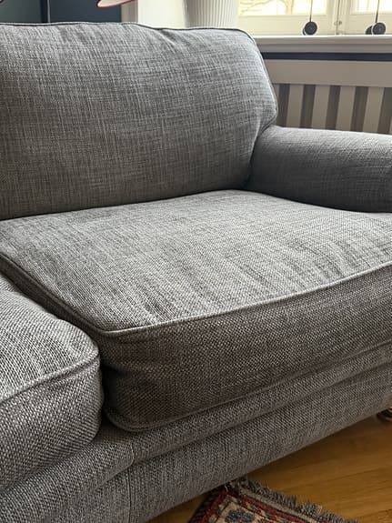 Välvd Howard soffa 3 sits - svensk tillverkad