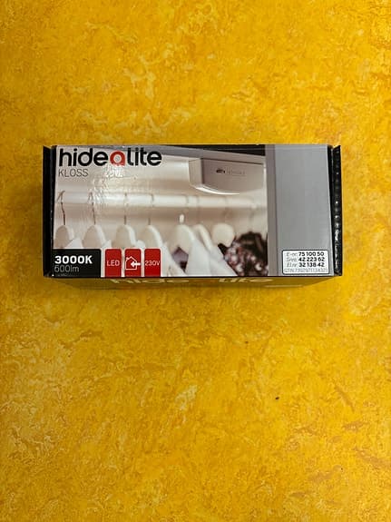 Garderobsbelysning hidealite