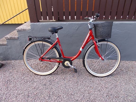 Crescent  7  växlar  röd