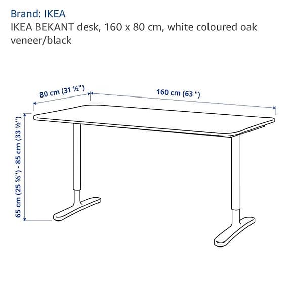 IKEA BEKANT Skrivbord