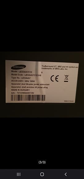 Samsung LE32A557C1C 32" LCD-TV svart