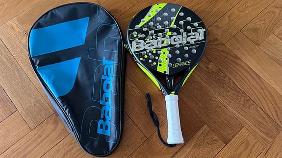 Babolat Defiance padelracket svart/gul med fodral