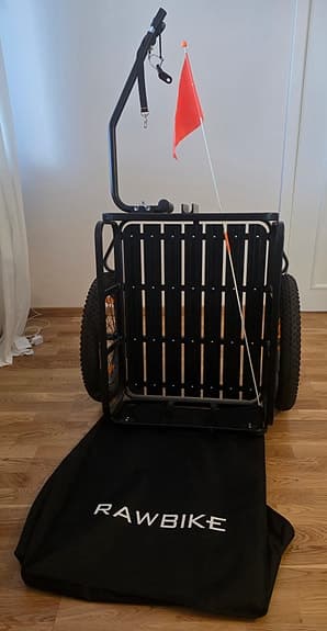 Rawbike Cargo Trailer- cykel och dragvagn för mångsidig transport