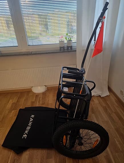 Rawbike Cargo Trailer- cykel och dragvagn för mångsidig transport