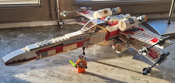 Star Wars Lego: X-Wing + 6 Figurer (Vintage)