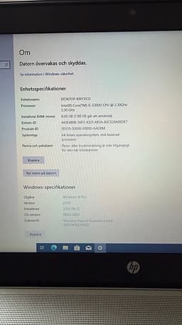 HP laptop Elitebook 840 - 8GB Ram - Intel Core I5