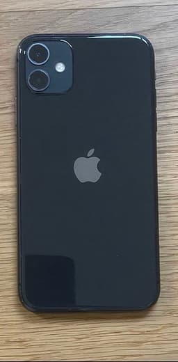 Apple iPhone 11 64 GB svart 100% batteri