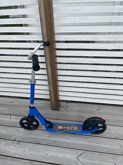 Micro sparkcykel blå