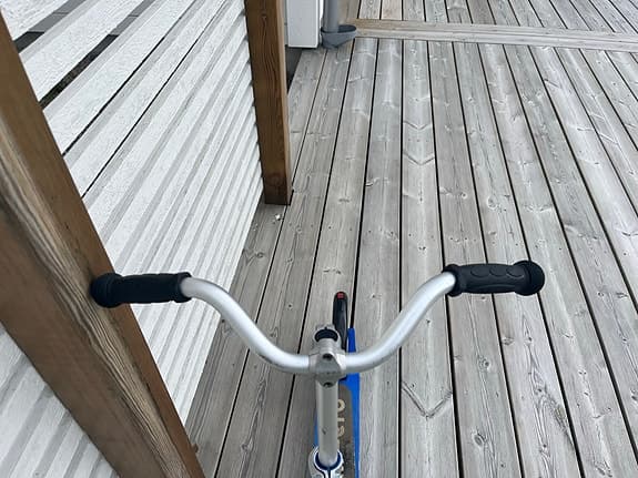 Micro sparkcykel blå