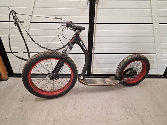 Gravity Sparkcykel Fat Sapo (för draghundsträning)
