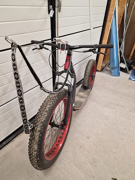 Gravity Sparkcykel Fat Sapo (för draghundsträning)