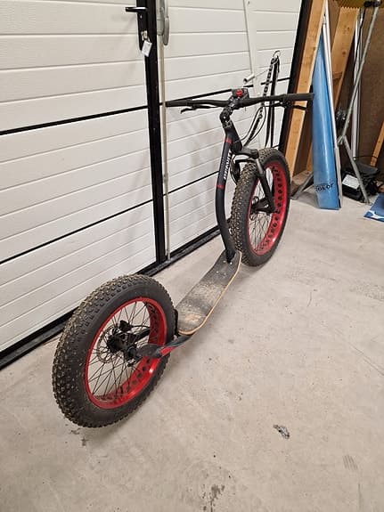 Gravity Sparkcykel Fat Sapo (för draghundsträning)