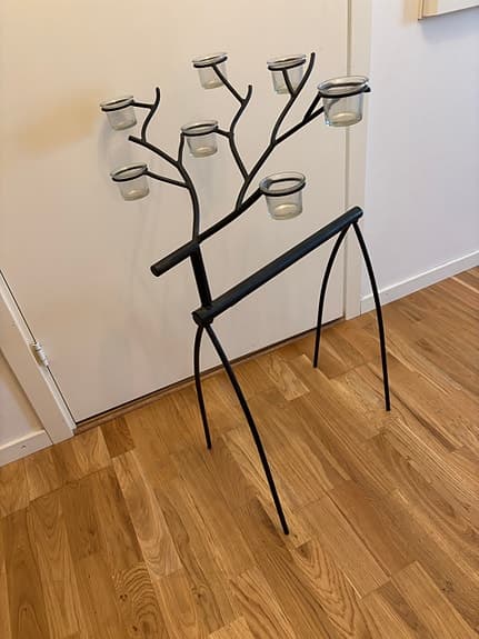 Åhléns Home ljusstake ren i metall