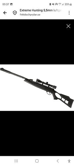 HATSAN AIRTACT ED 5,5MM EXTREME HUNTING LUFTGEVÄRSPAKET MED 4X32 KIKARSIKTE