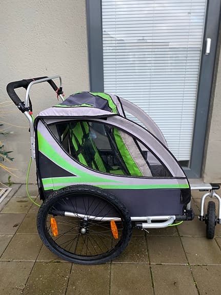 Merida cykelvagn för två barn