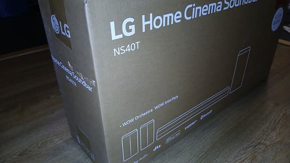 LG Soundbar med subwoofer och bakhögtalare 4.1 400W Splitterny Inköpskvitto