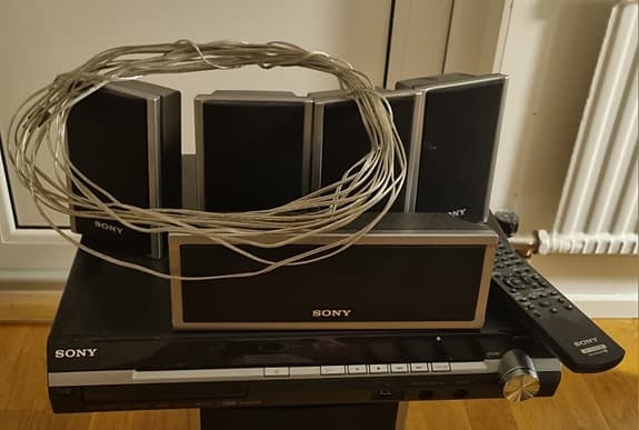 Sony hemmabio 5.1 – DAV-DZ260 – komplett