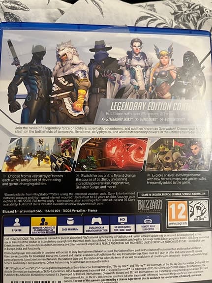 Overwatch Legendary Edition PS4 spel