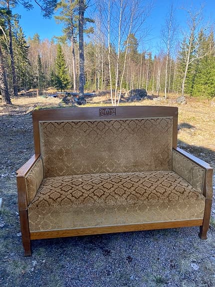 Bäddsoffa i jugendstil – tidigt 1900-tal