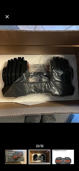 Kayoba justerbar hantel 22 kg