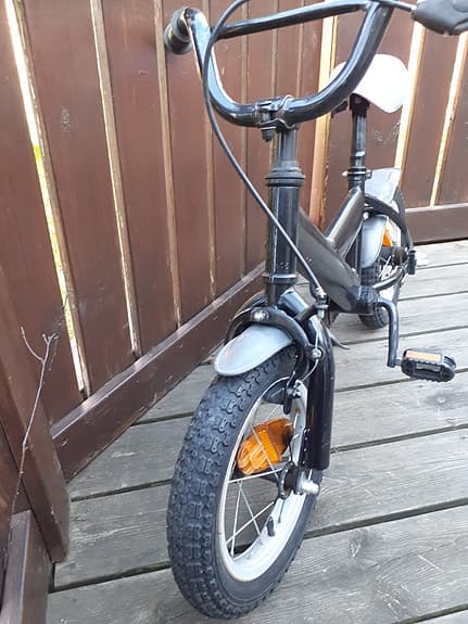 Woom barncykel 12" svart