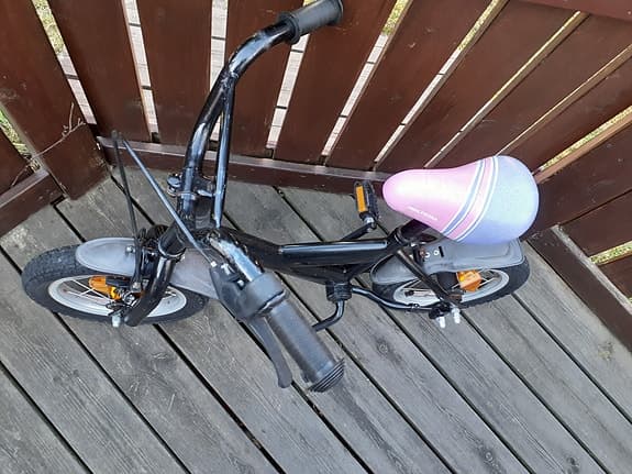 Woom barncykel 12" svart
