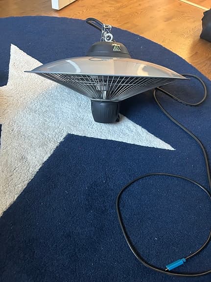 Infravärmare hängande modell i metall