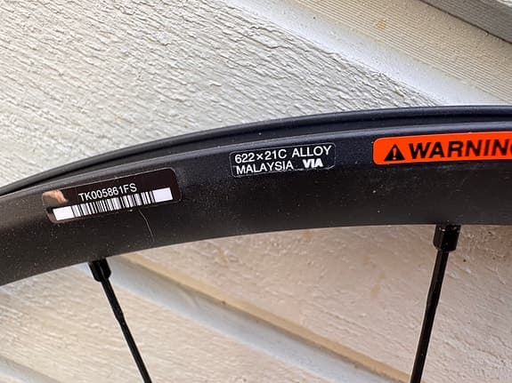 Shimano GRX Cykelhjul 622x21C alloy svart