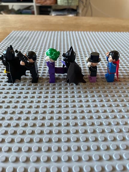 LEGO DC minifigurer superhjältar och skurkar