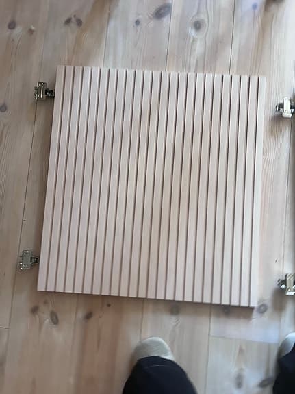 Ikea Bestå BJÖRKÖVIKEN Dörr, björkfaner, 60x64 cm 3stk