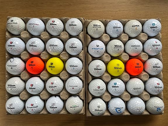 Wilson golfbollar - 40 st