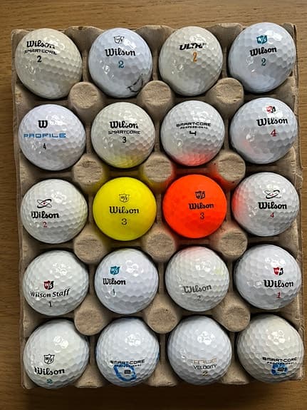 Wilson golfbollar - 40 st