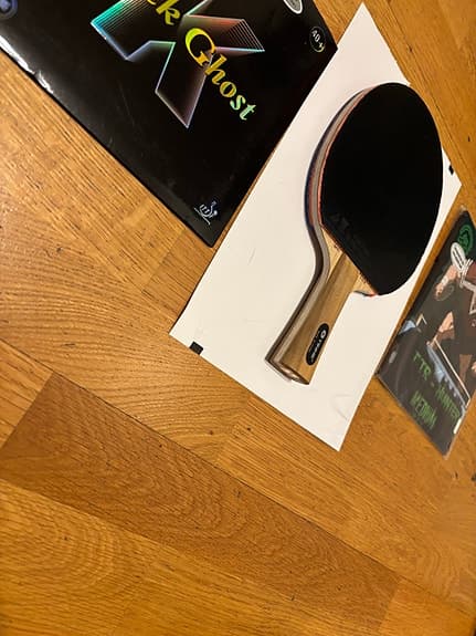 Yinhe T11S med gummin 1,9mm TTR Hunter medium + svart 2,2mm kokutaku (159,3g)