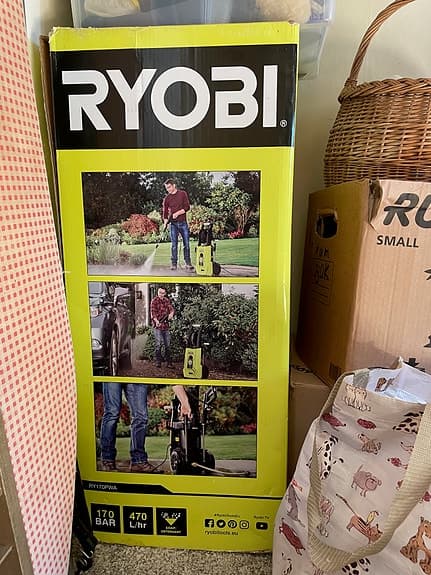 Ryobi högtryckstvätt 170 bar. Aldrig uppackad.