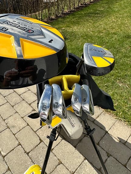 Open junior golfset 12-14 år (D, FW, J5, J7, J9, SW & P)