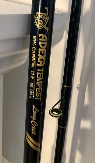 Adexa Tempest Long Cast fiskespö 12 ft 60–140 g