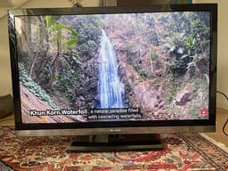 Sharp Aquos LC-46LE600E LCD-TV 46 tum svart